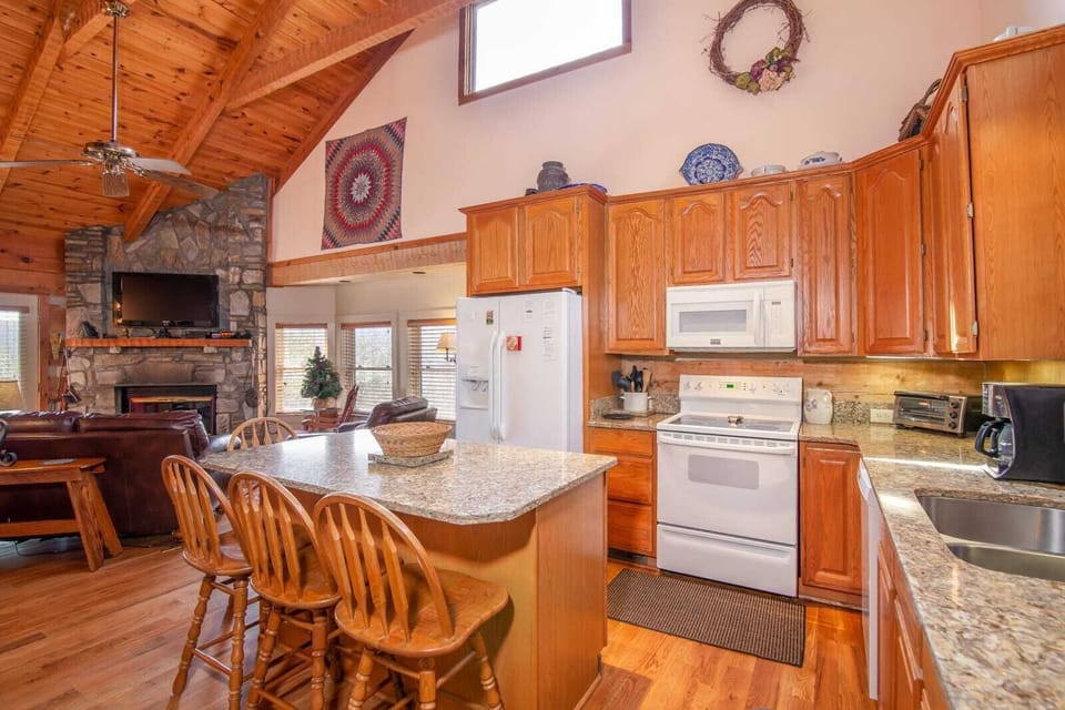 Kitchen with Granite Countertops