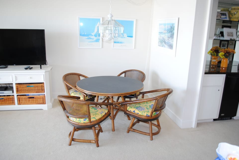 Card Table in Living Area