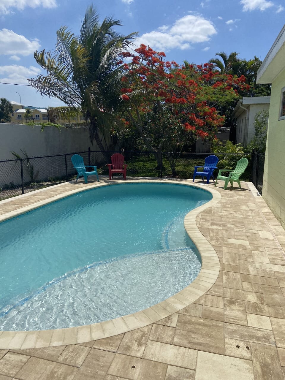 Unwind in your own private backyard oasis