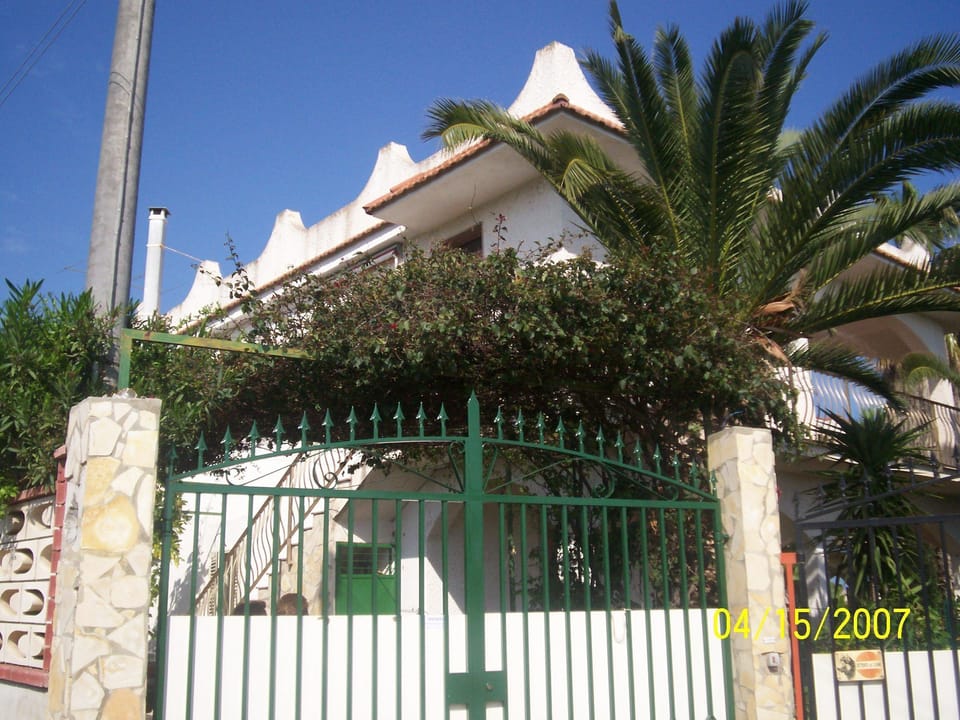 Entrance gate to the villa