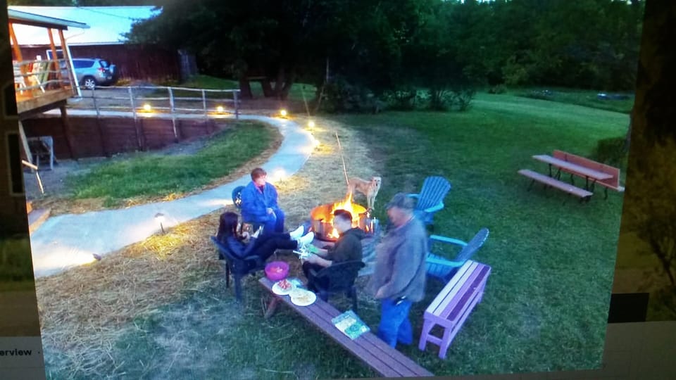 Fire pit area