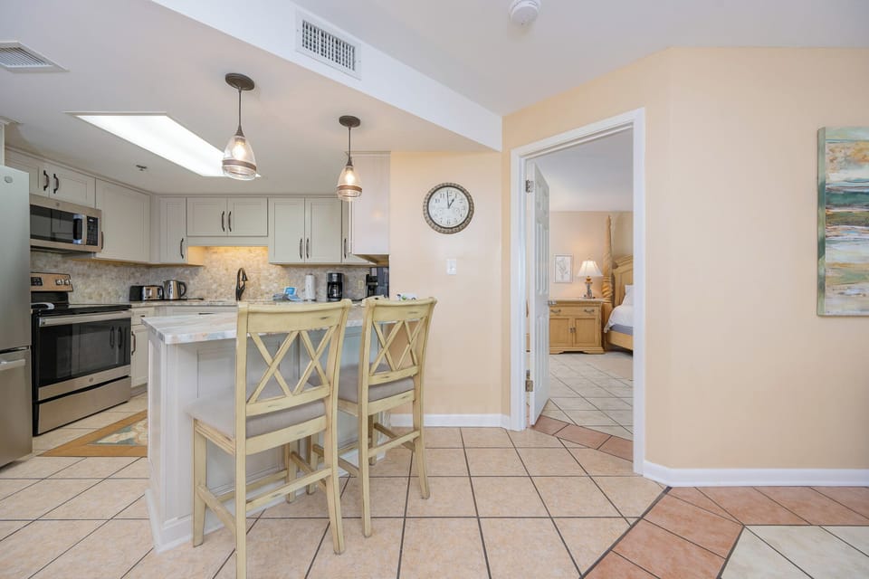 Gather around the kitchen counter, sipping your favorite beverages while sharing laughter and stories with family
