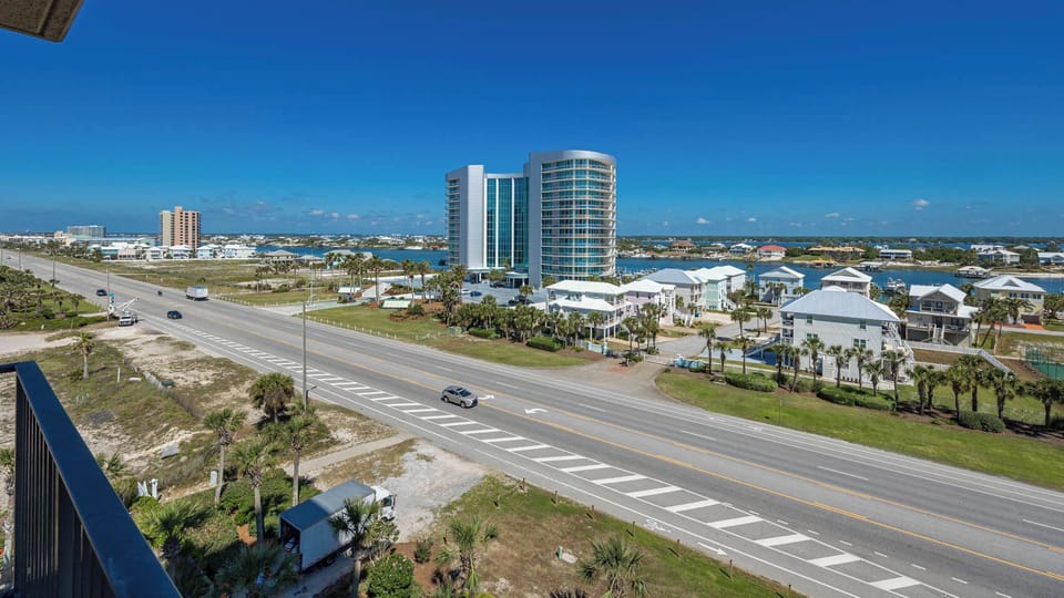 Take in the expansive views of the coastline and vibrant surroundings from your comfortable guest room balcony