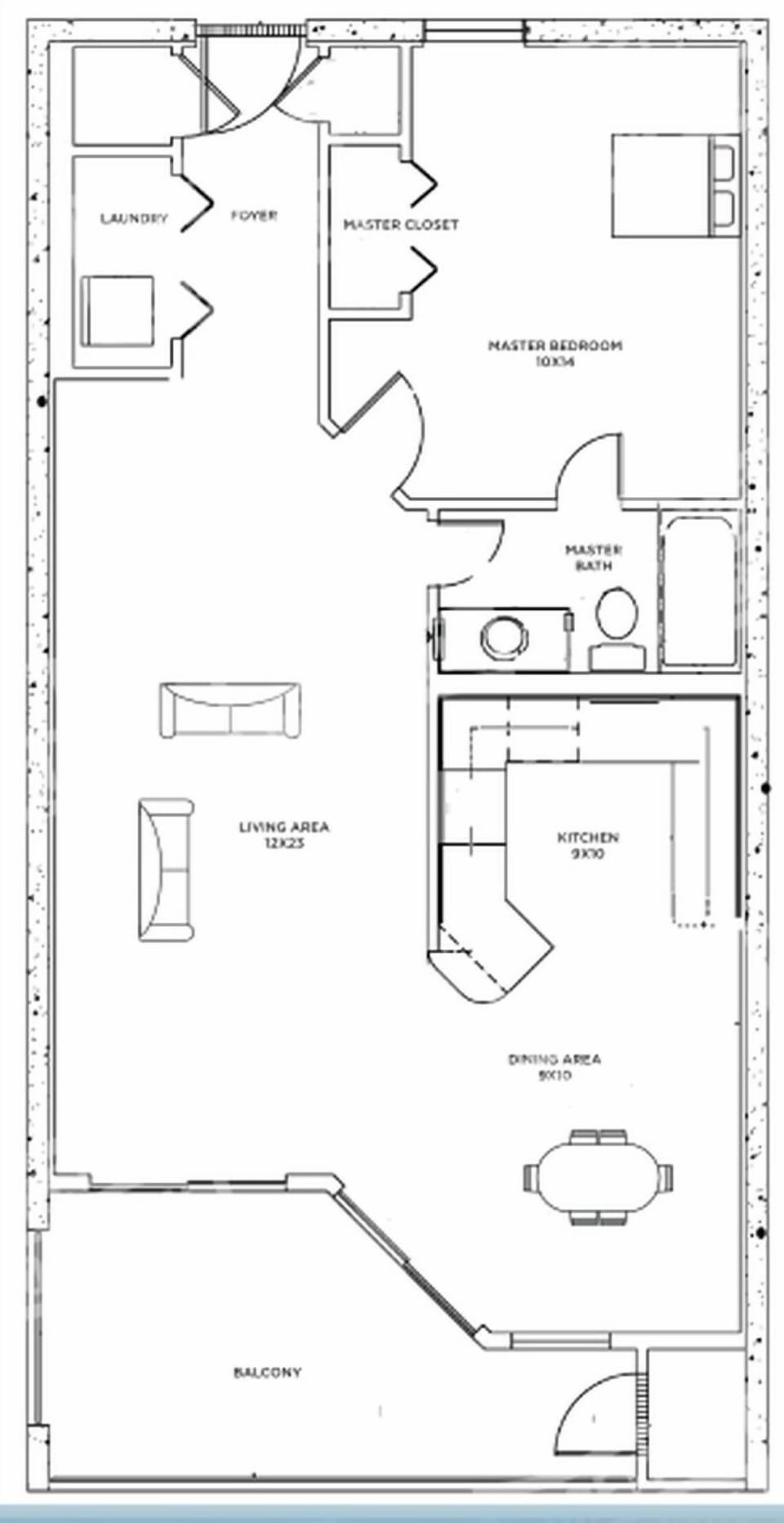 Explore the open layout featuring a spacious living area, dining space, and a functional kitchen for your comfort