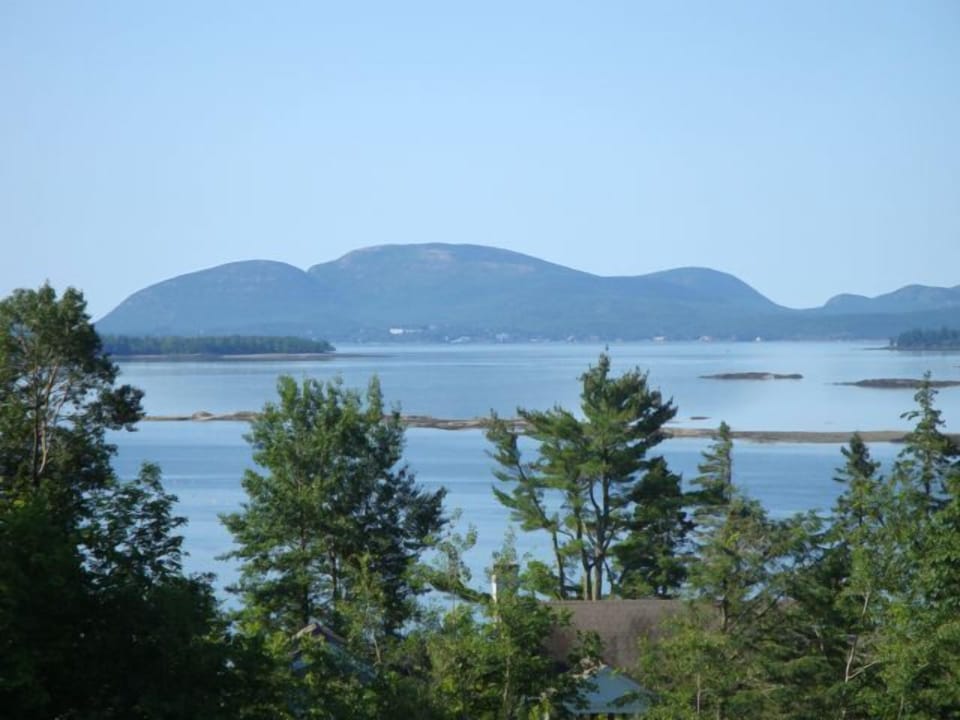 Sullivan Harbor is 1 mile from Tucker home Cadillac Mtn on Mt. Desert great view
