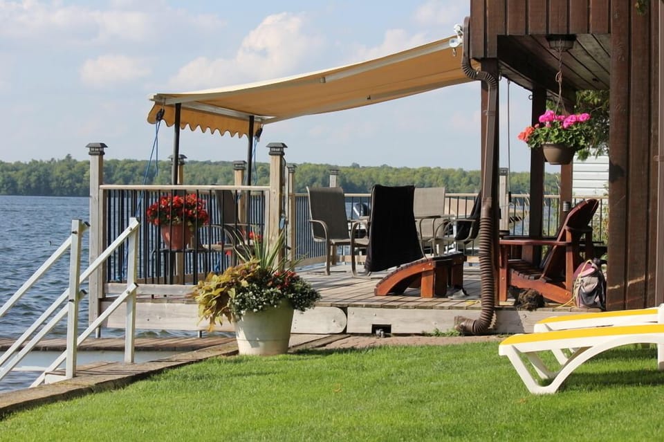 Lake side deck