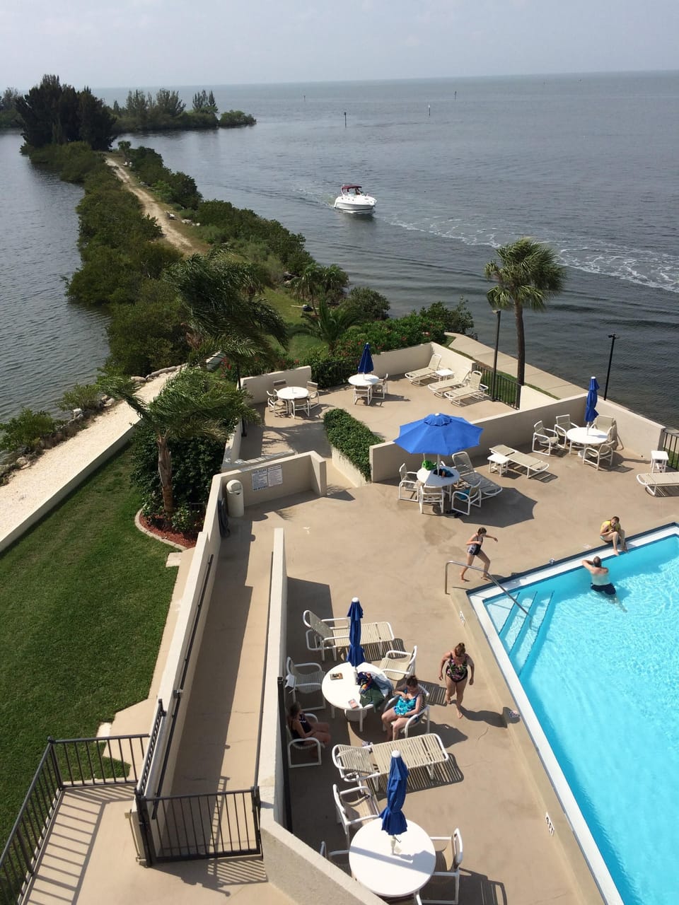 View from North Balcony of Pool & Nature Trail.
