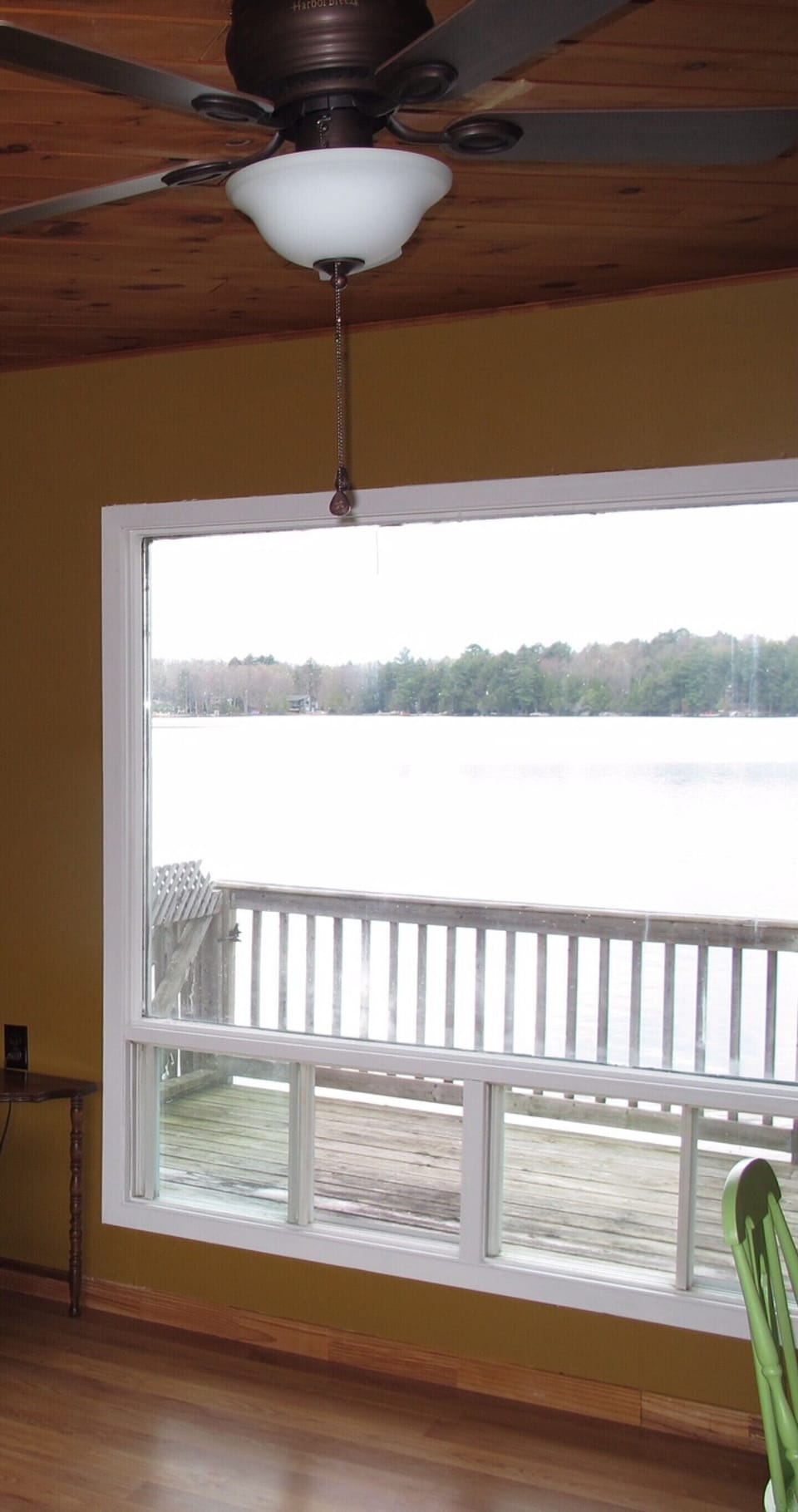 Living Room View onto deck