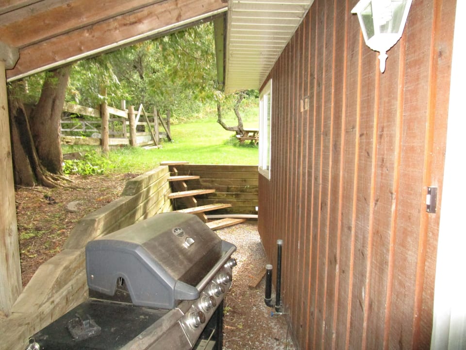 Private BBQ area
