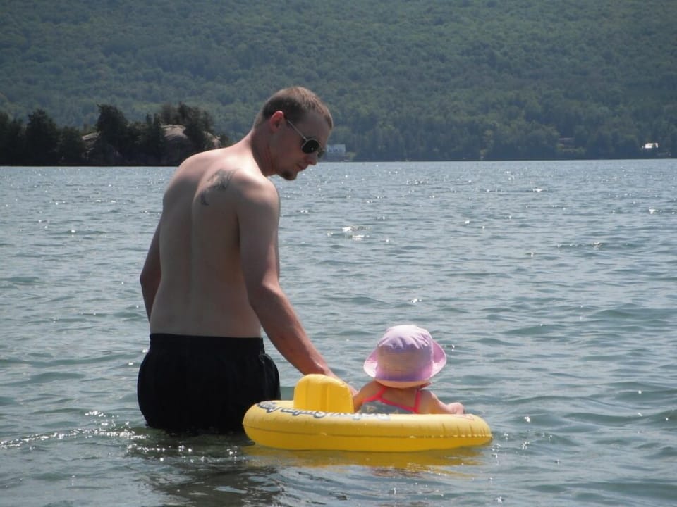 Lake Clear is just 2 mins drive from the cottage