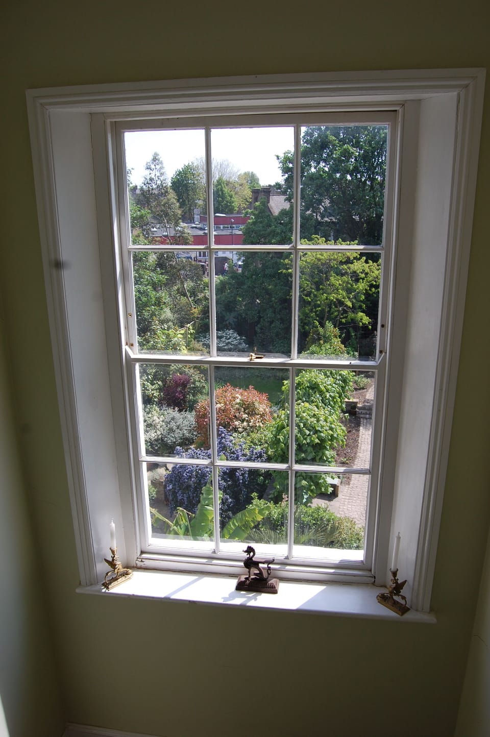 view to our gardens