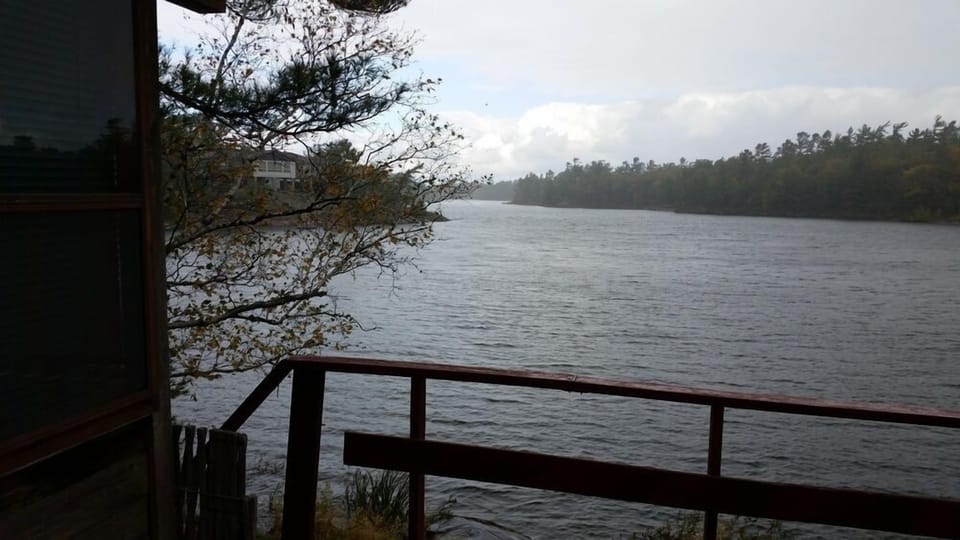 misty view to northwest