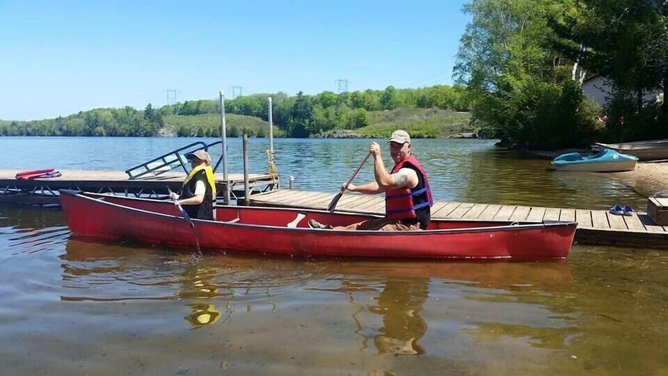 canoeing Marble Lake
