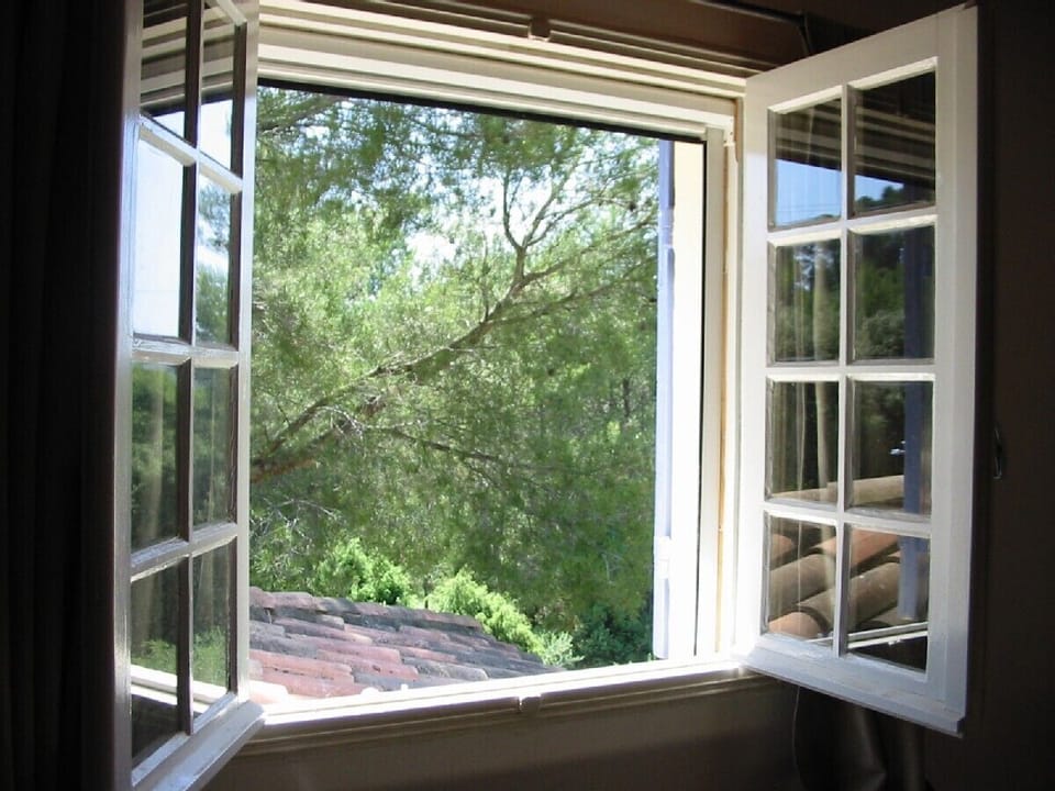 Looking west, from the Tower Bedroom