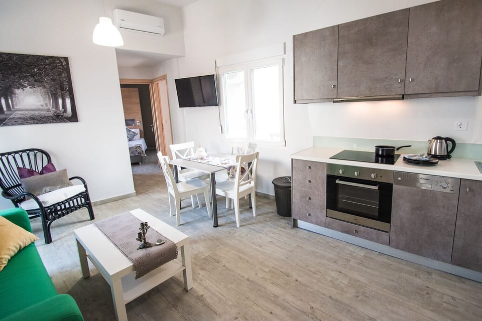 Kitchen and dining area