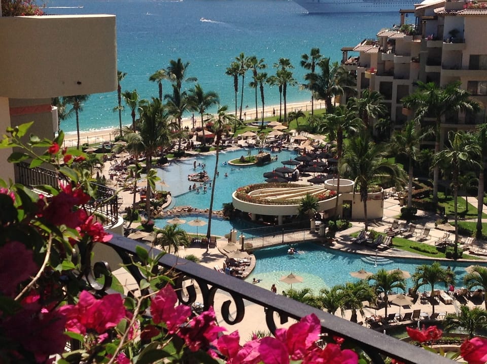 View from balcony from the Pool to the Sea of Cortez. 
