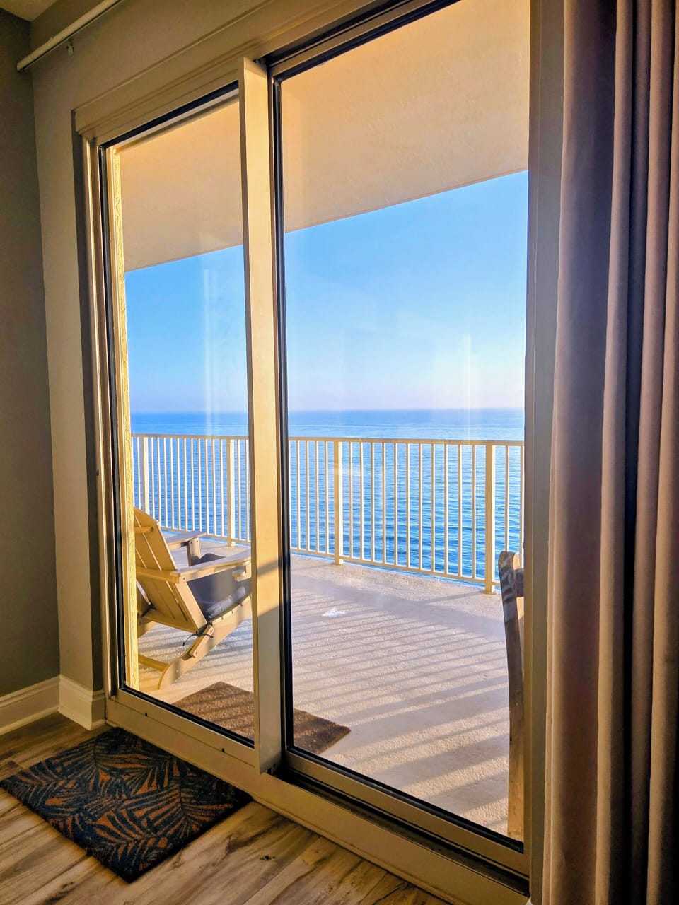 View from the Master BR w walk-out balcony