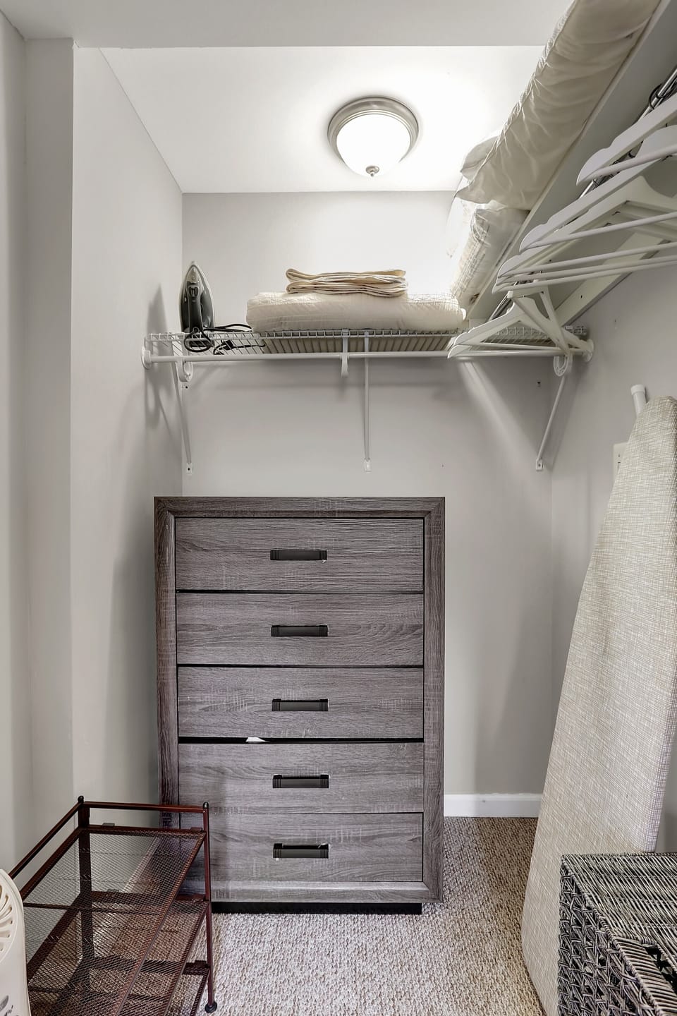 Very very spacious walk-in closet