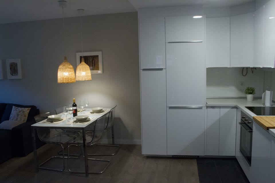 n the kitchen you can also find a washing machine, washing powder and softer.