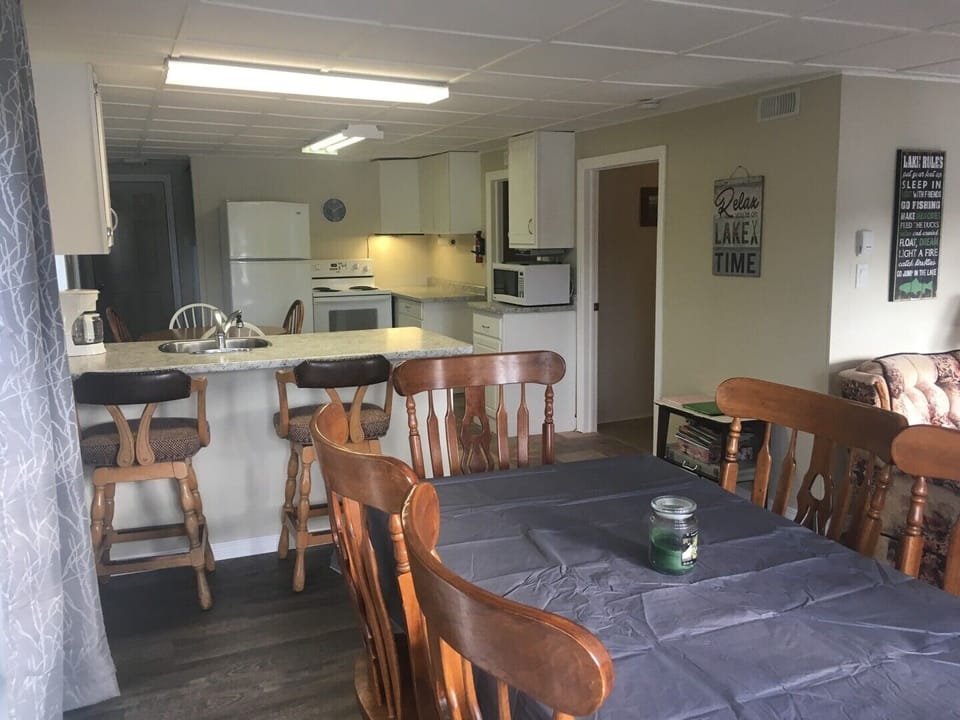 Kitchen and bar seating 