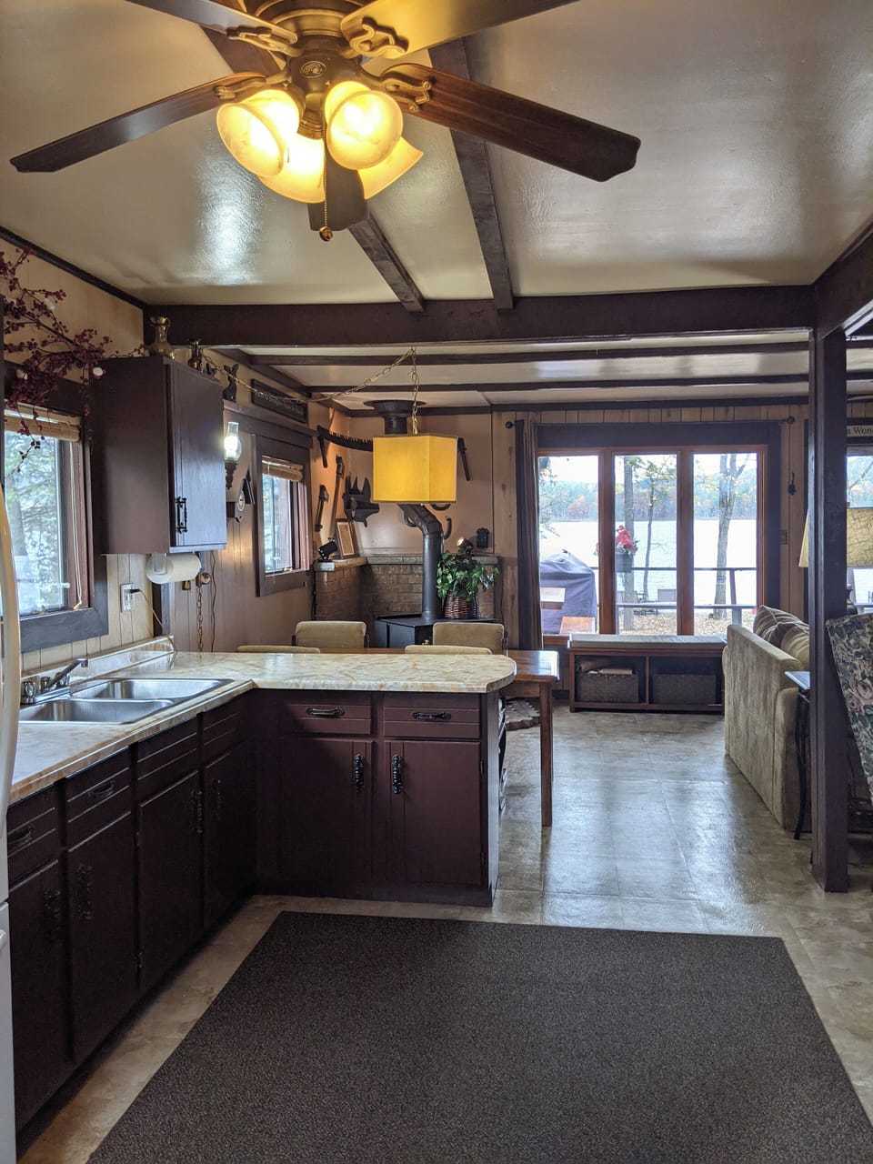 Kitchen view through to the Front Porch