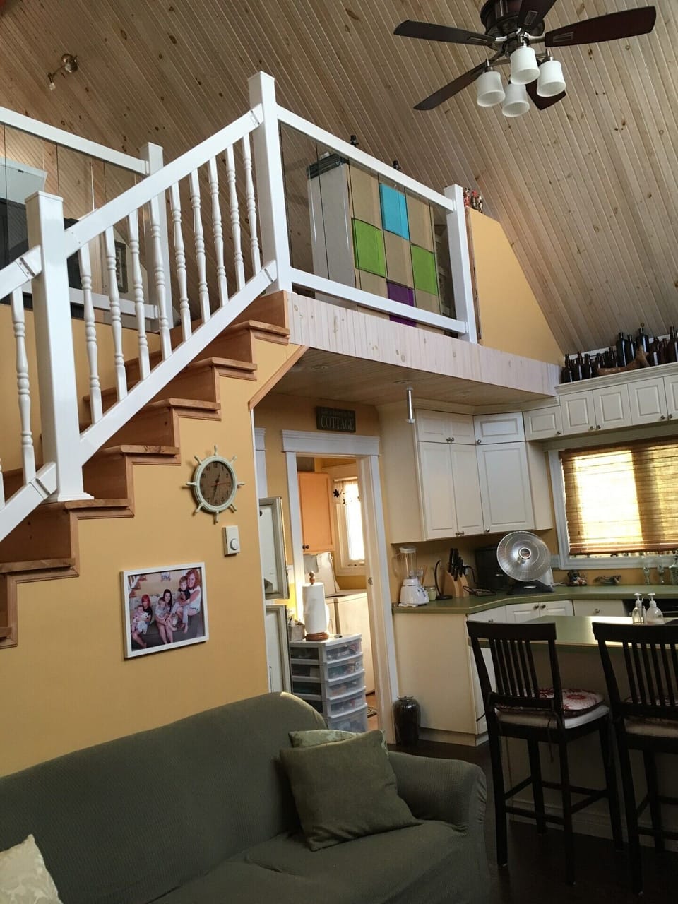 Stairs to loft