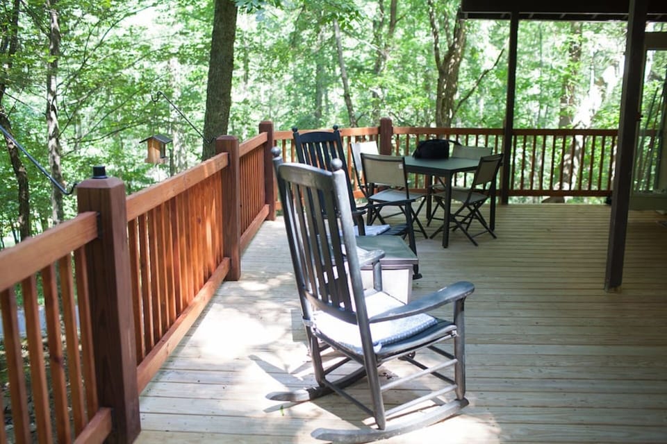 Deck area. 