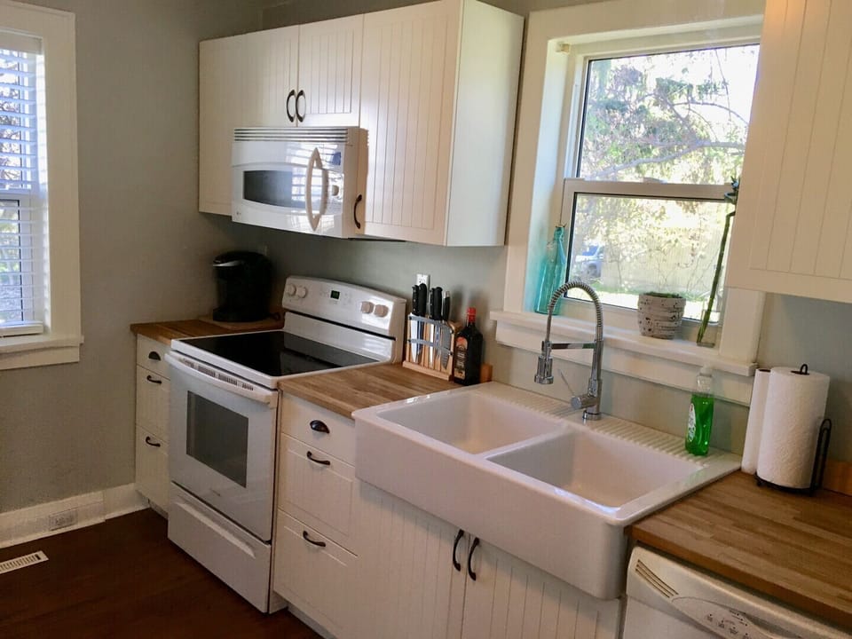 Fully stocked kitchen with everything you need for cooking!