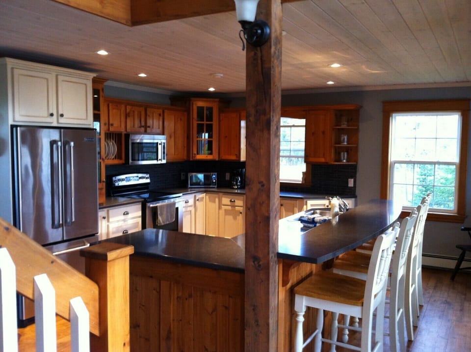 Kitchen photo, room for multiple cooks.