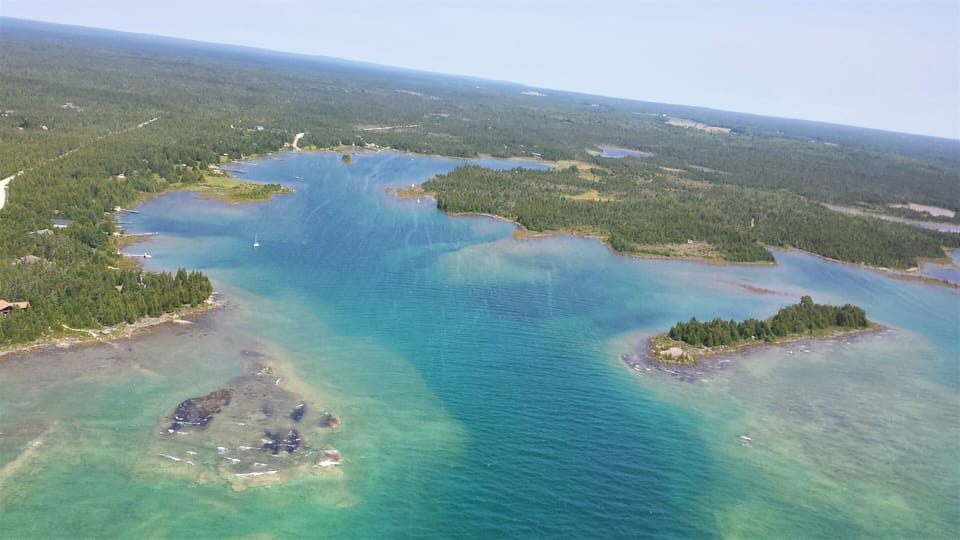 Ariel View of Pine Tree Harbour