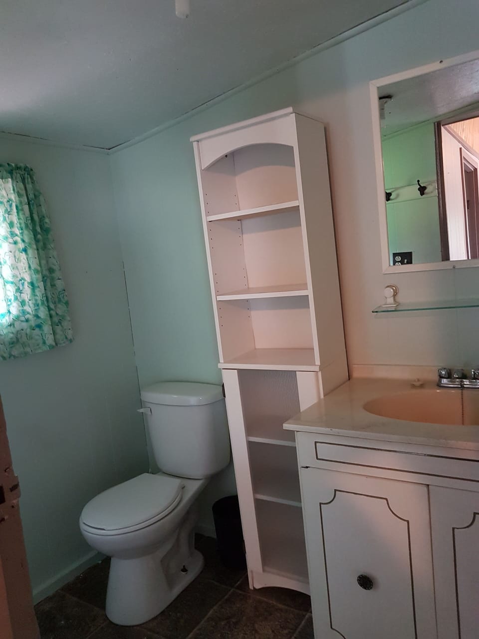 half bath, shower house short distance 