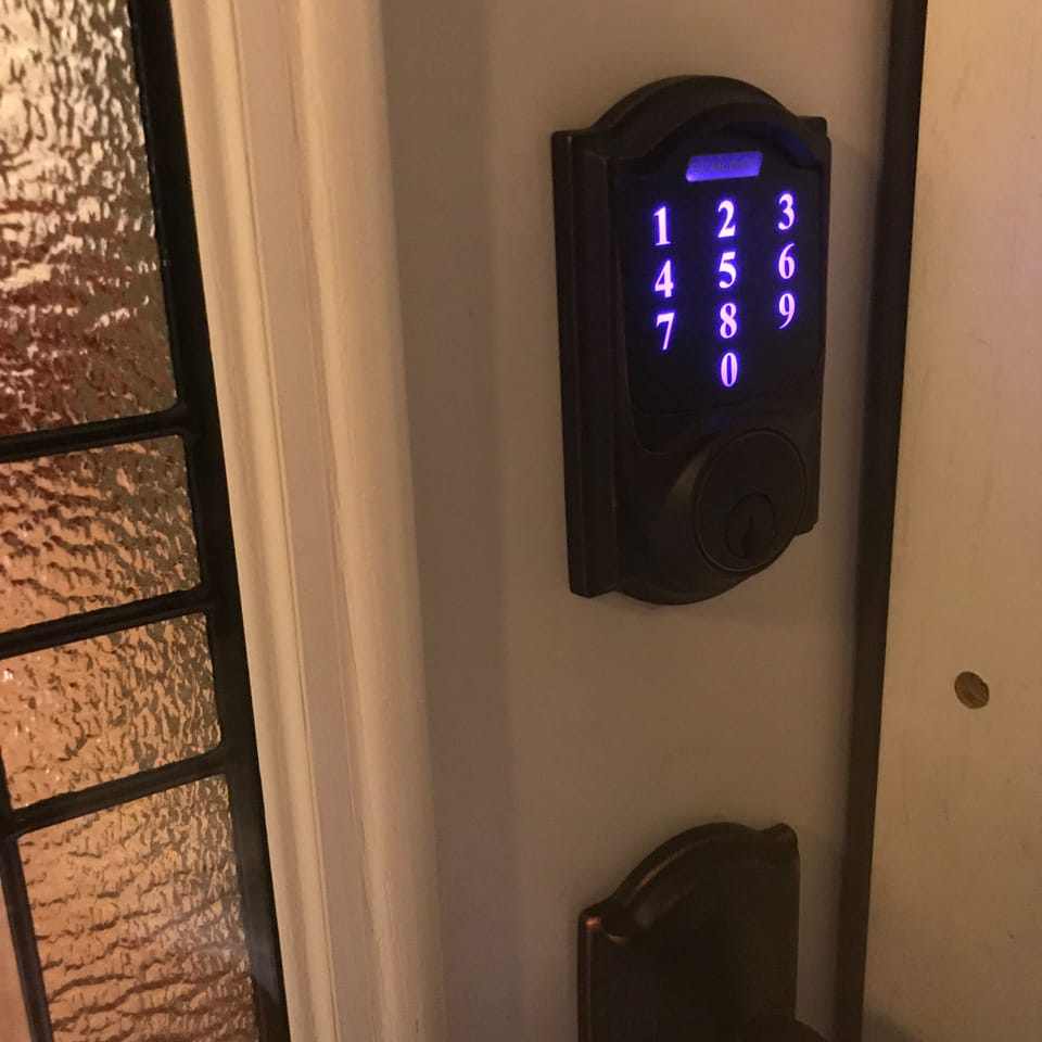 Keyless entry allows you to check-in on your schedule.