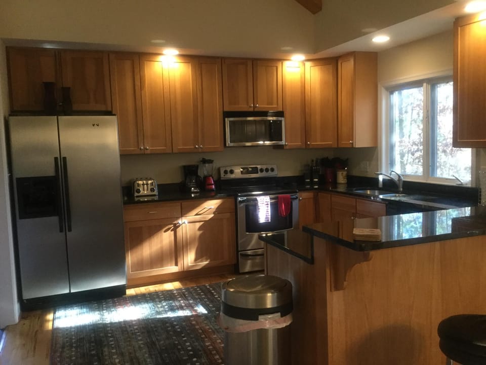 Fully stocked kitchen