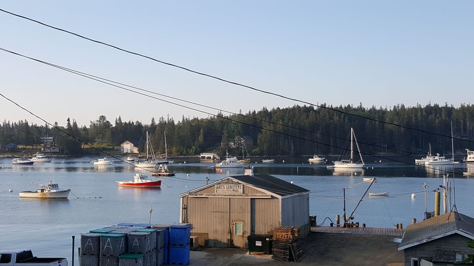 Art's Lobsters, wholesale, next to Tenants Harbor Boatyard