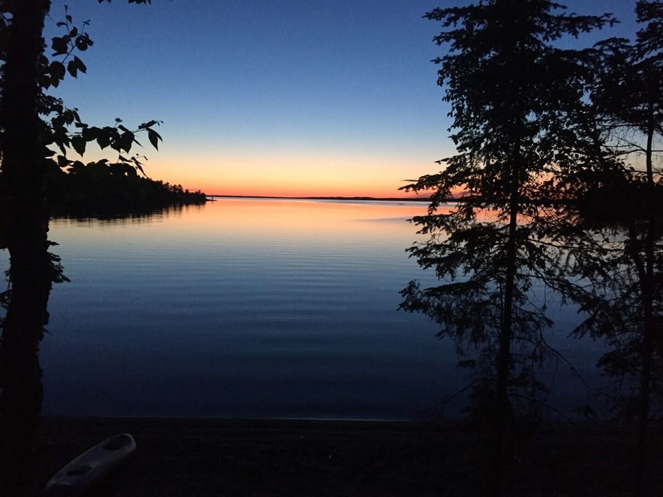 Sunset from Beach Cabin