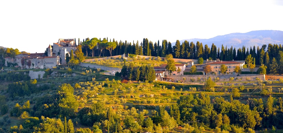 Nipozzano Castle within walking distance