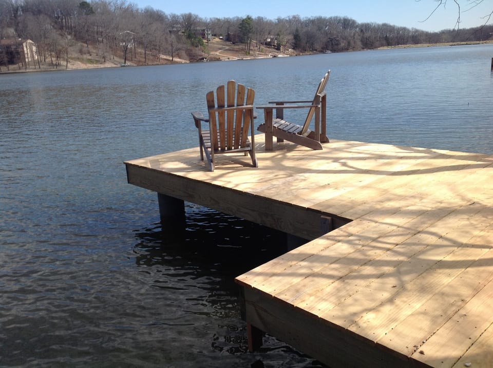 Dock before floater was attached 