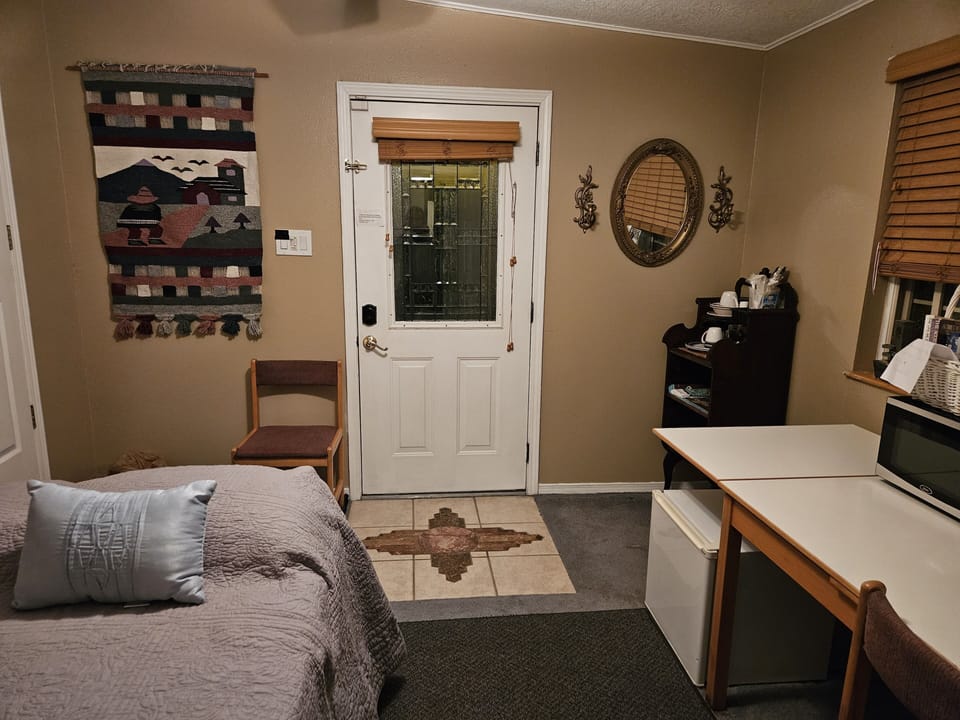 Bedroom setup.