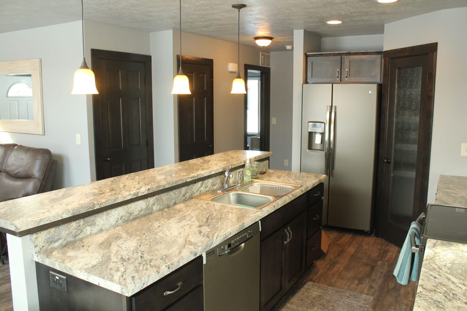 Fully stocked kitchen 