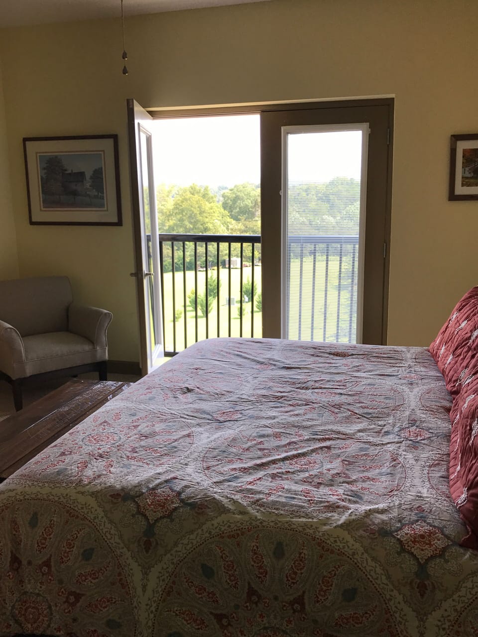 View from the master bedroom 