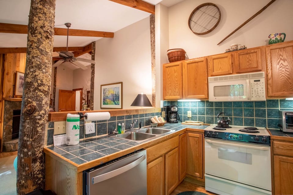 Kitchen Opens to the Living Room