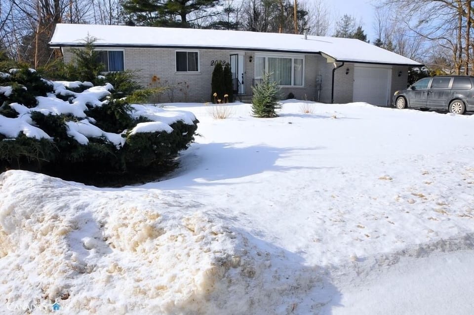Cottage in winter time