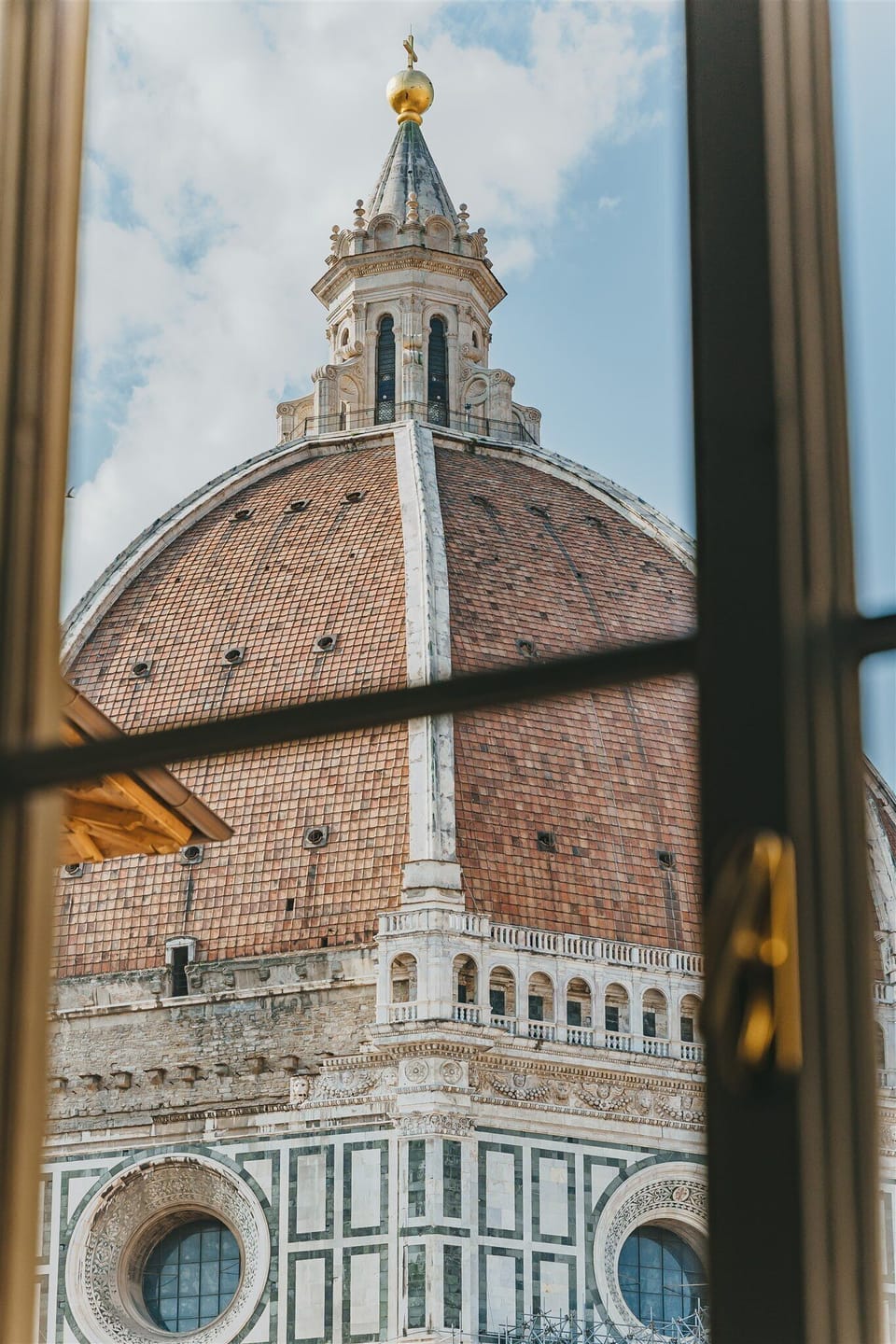  The living room window.