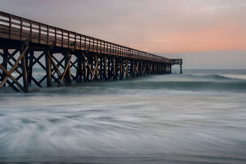 The Isle of Palms pier.