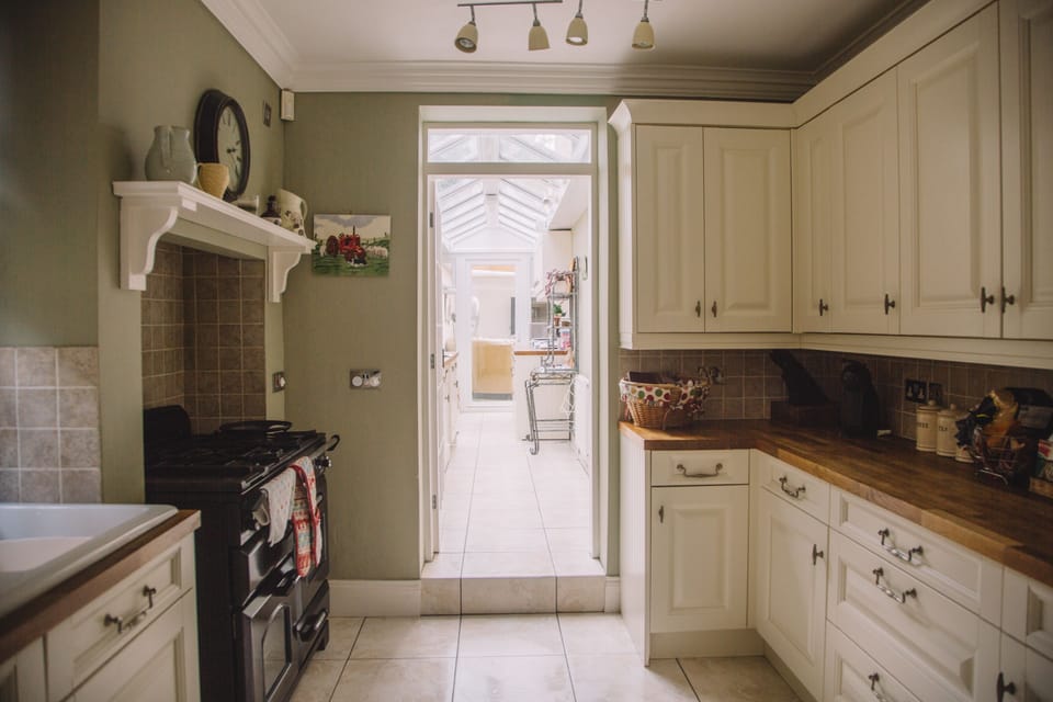 You will find everything you need in the cupboards,                           