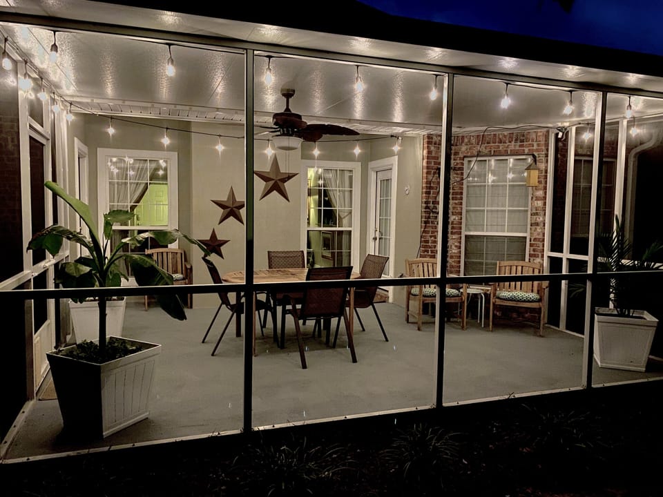 Screened porch