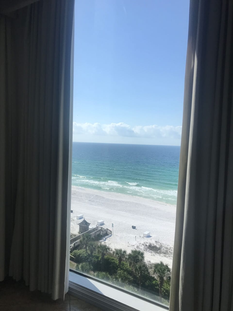 View from bedroom window