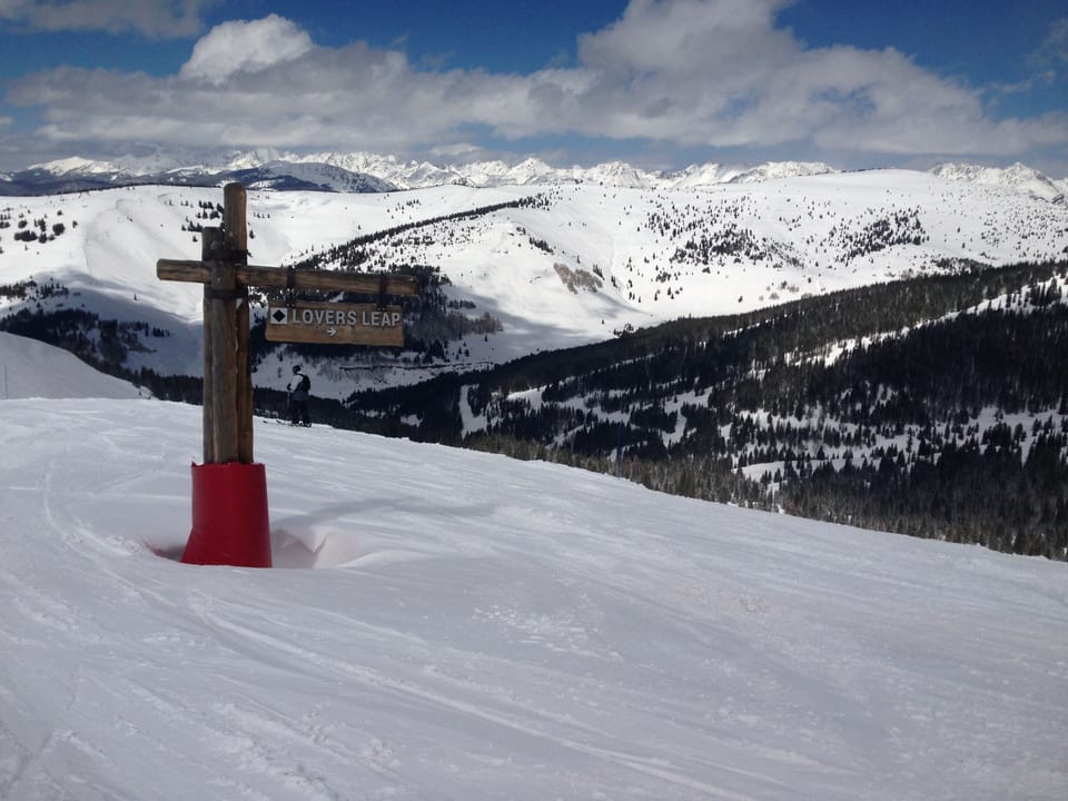 Blue Sky Basin. No greater place to be on a power day! 