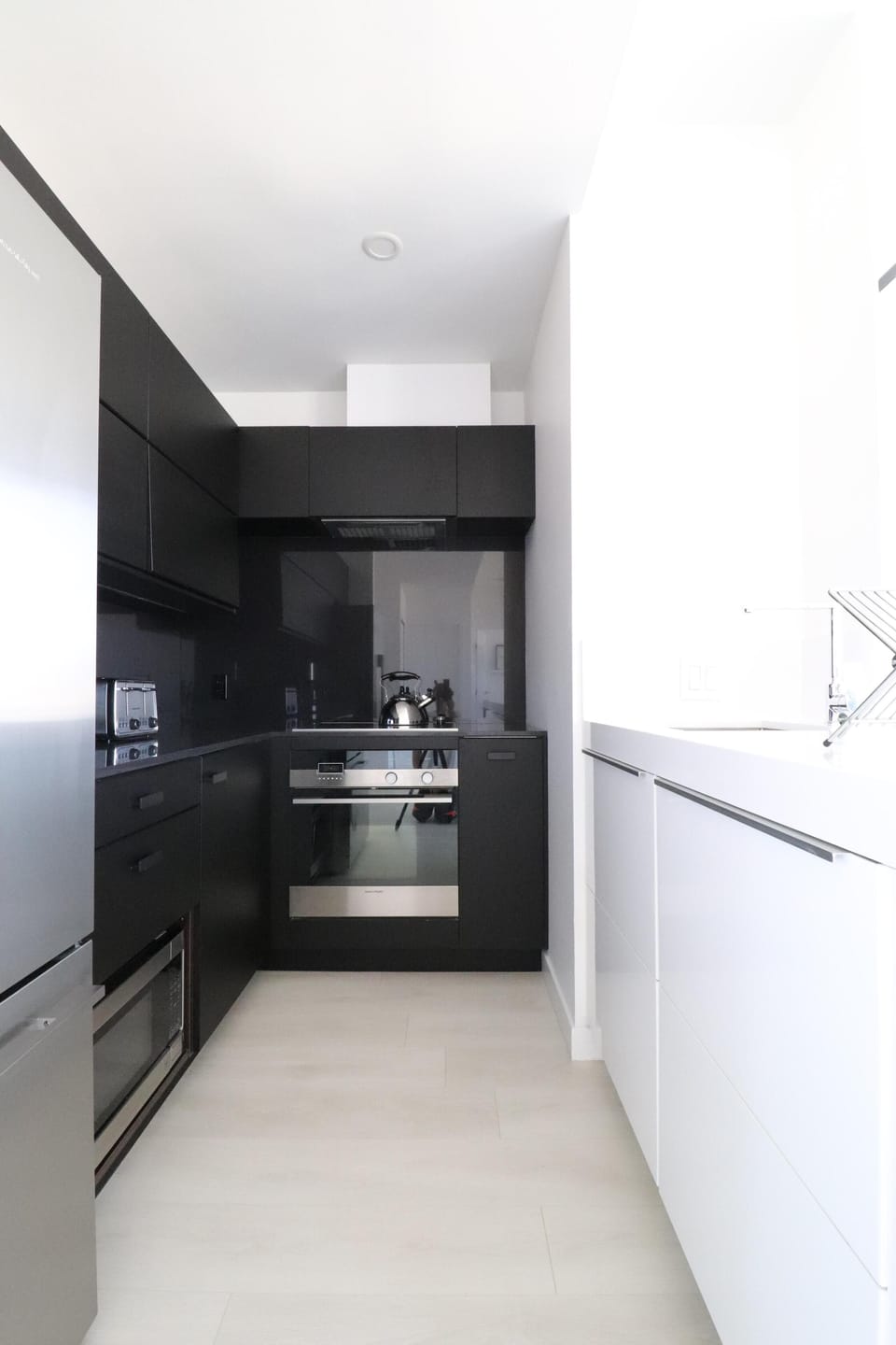Fully equipped kitchen with premium stainless steel appliances
