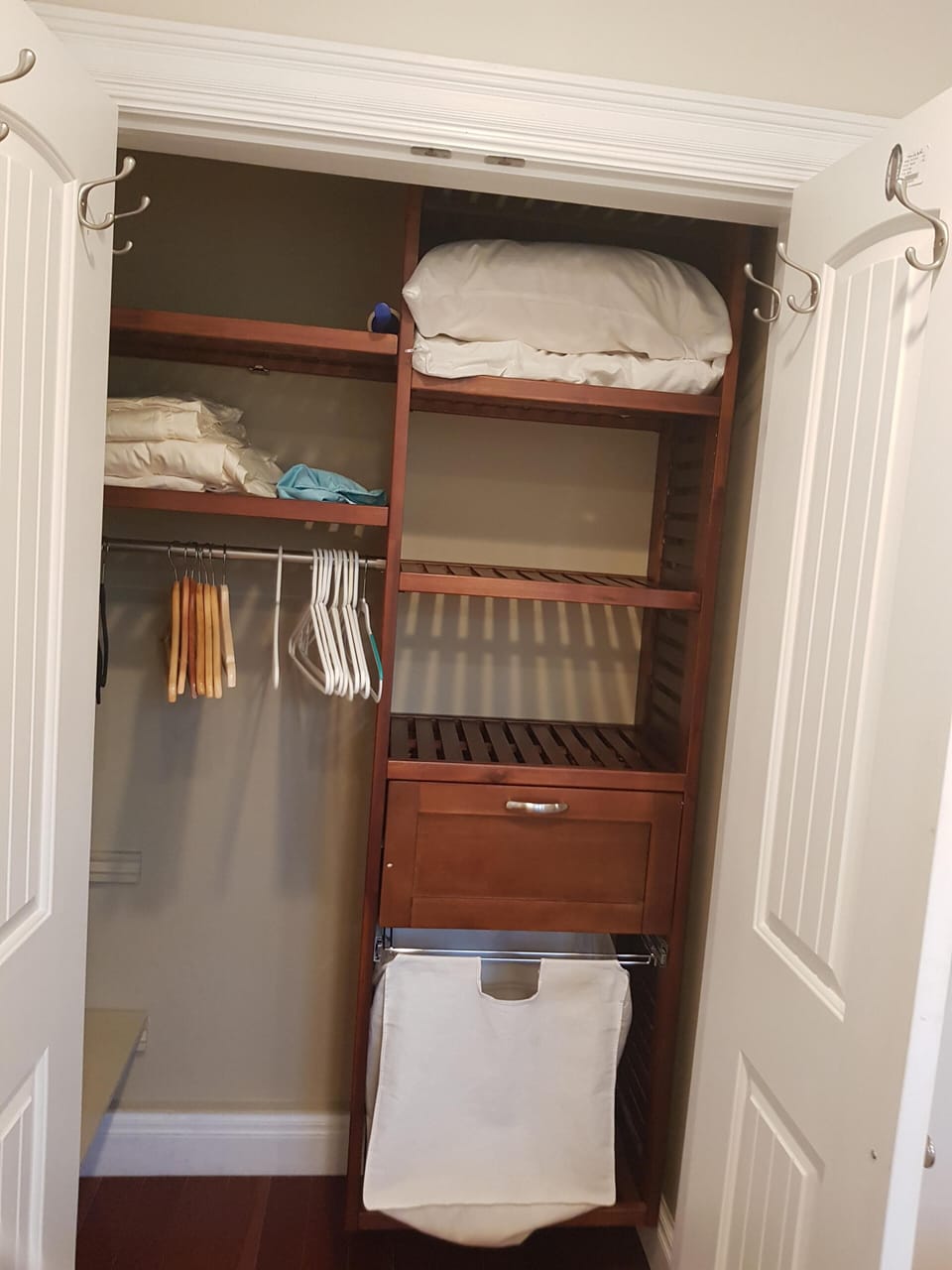 Bedrooms 1 and 2 include a closet for hanging and extra storage